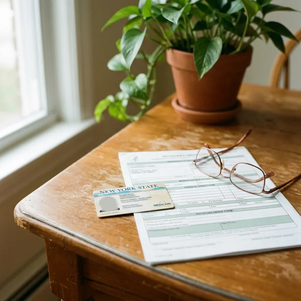 Medicaid card and doctor's order