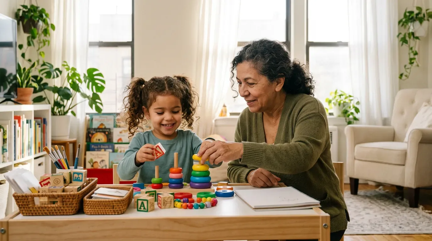Creating a Learning-Friendly Environment for Home-Cared Kids