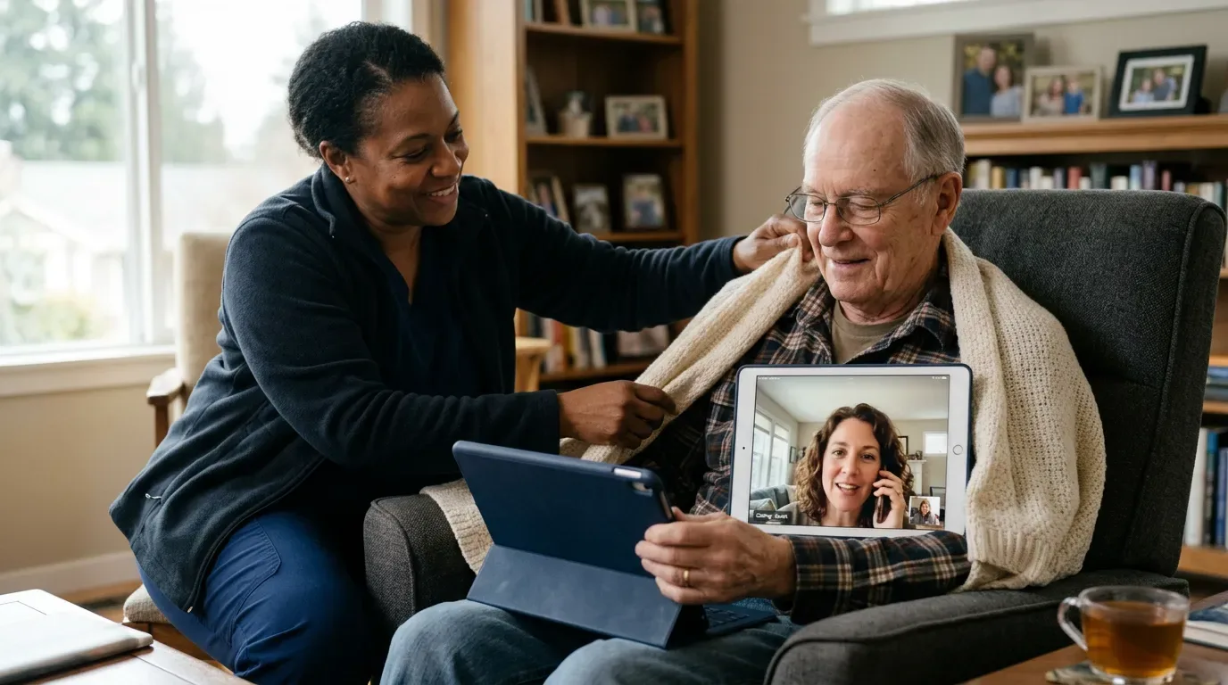 Use Virtual Caregiving to Check-In on Your Asthmatic Dad